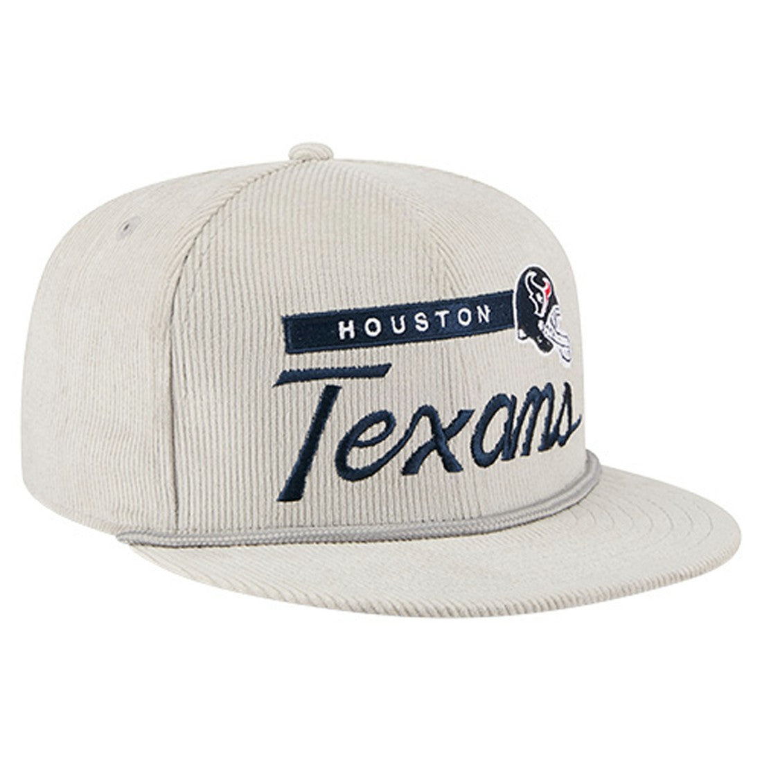 Houston Texans New Era Cord Rope Corduroy 9FIFTY Snapback Hat - Gray Hats
