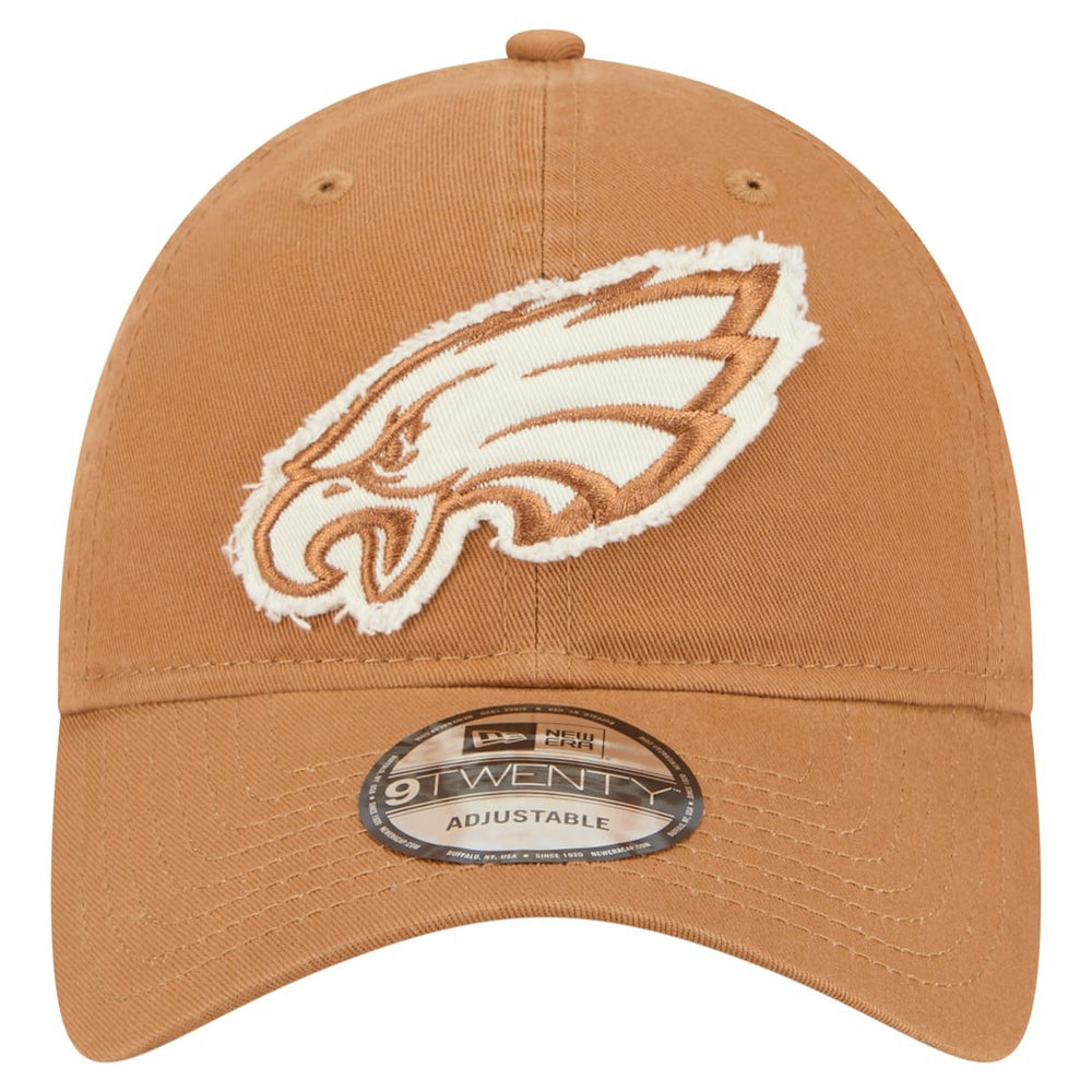 Philadelphia Eagles New Era Stamp 9TWENTY Adjustable Hat - Brown Hats