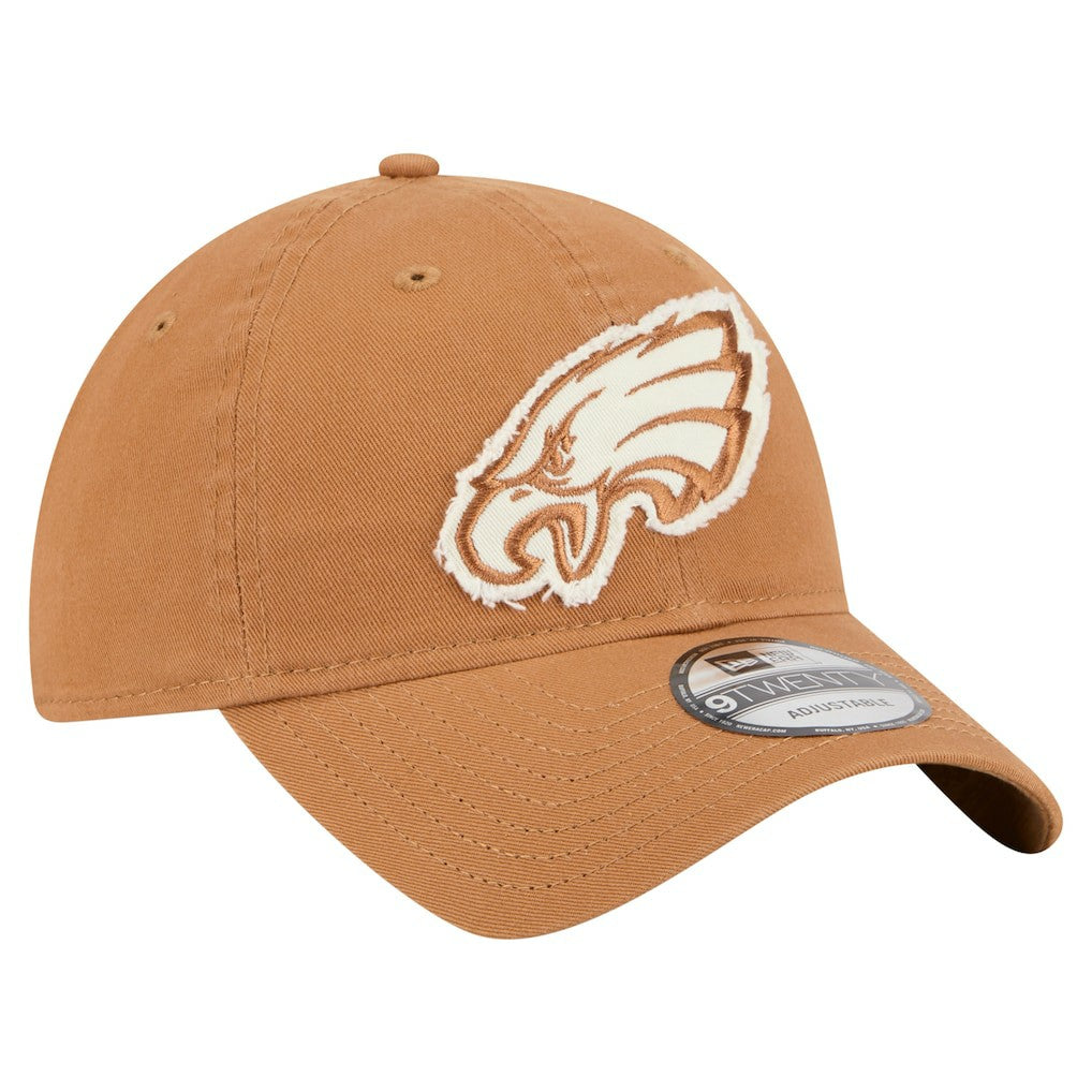 Philadelphia Eagles New Era Stamp 9TWENTY Adjustable Hat - Brown Hats