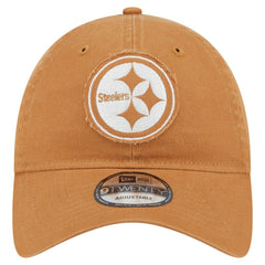 Pittsburgh Steelers New Era Stamp 9TWENTY Adjustable Hat - Brown Hats