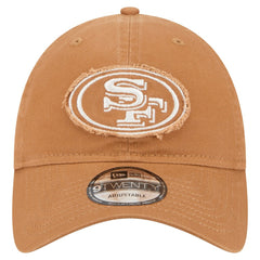 San Francisco 49ers New Era Stamp 9TWENTY Adjustable Hat - Brown Hats