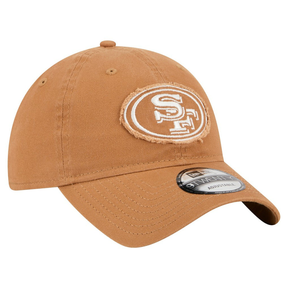 San Francisco 49ers New Era Stamp 9TWENTY Adjustable Hat - Brown Hats