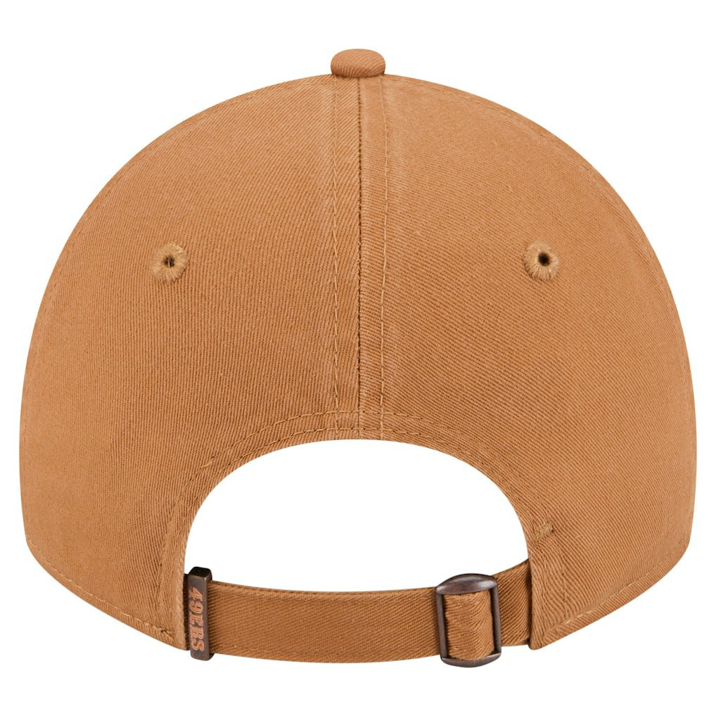 San Francisco 49ers New Era Stamp 9TWENTY Adjustable Hat - Brown Hats