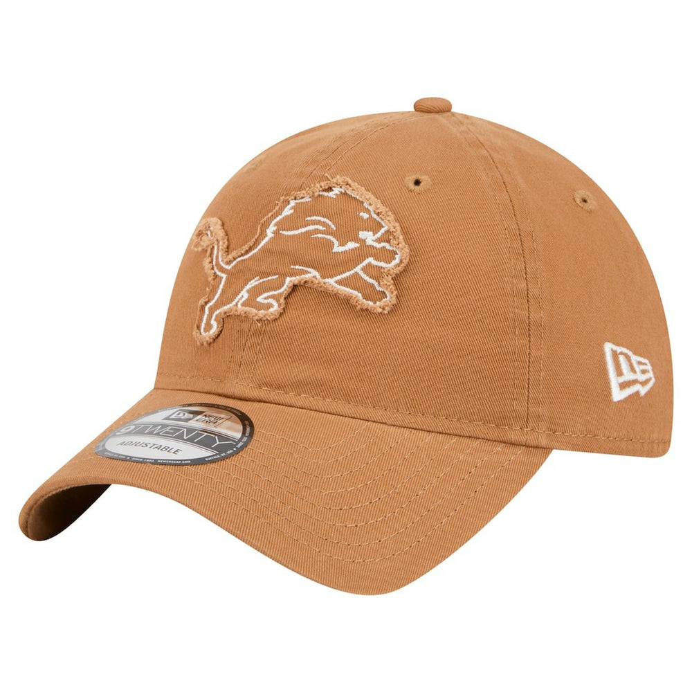 Detroit Lions New Era Stamp 9TWENTY Adjustable Hat - Brown Hats
