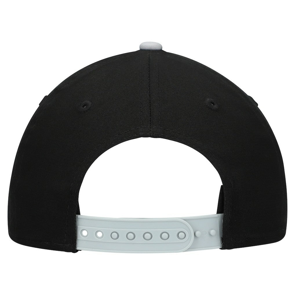 Las Vegas Raiders New Era Youth Arch COOLERA 9FORTY A-Frame Adjustable Hat - Black/Silver Hats
