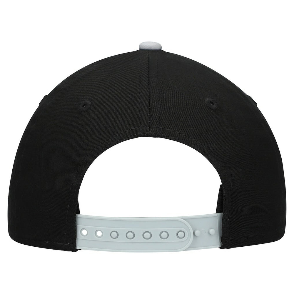 Las Vegas Raiders New Era Youth Arch COOLERA 9FORTY A-Frame Adjustable Hat - Black/Silver Hats