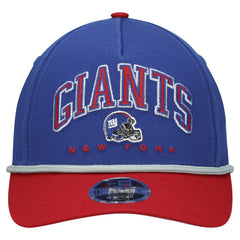 New York Giants New Era Youth Arch COOLERA 9FORTY A-Frame Adjustable Hat - Royal/Red Hats