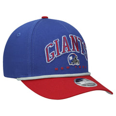 New York Giants New Era Youth Arch COOLERA 9FORTY A-Frame Adjustable Hat - Royal/Red Hats