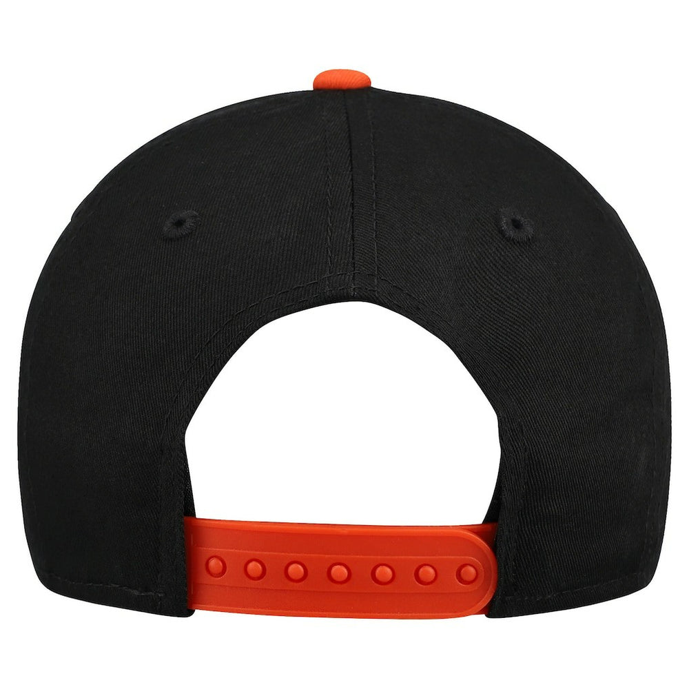 Cincinnati Bengals New Era Youth Arch COOLERA 9FORTY A-Frame Adjustable Hat - Black/Orange Hats