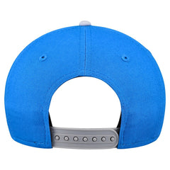 Detroit Lions New Era Youth Arch COOLERA 9FORTY A-Frame Adjustable Hat - Blue/Gray Hats