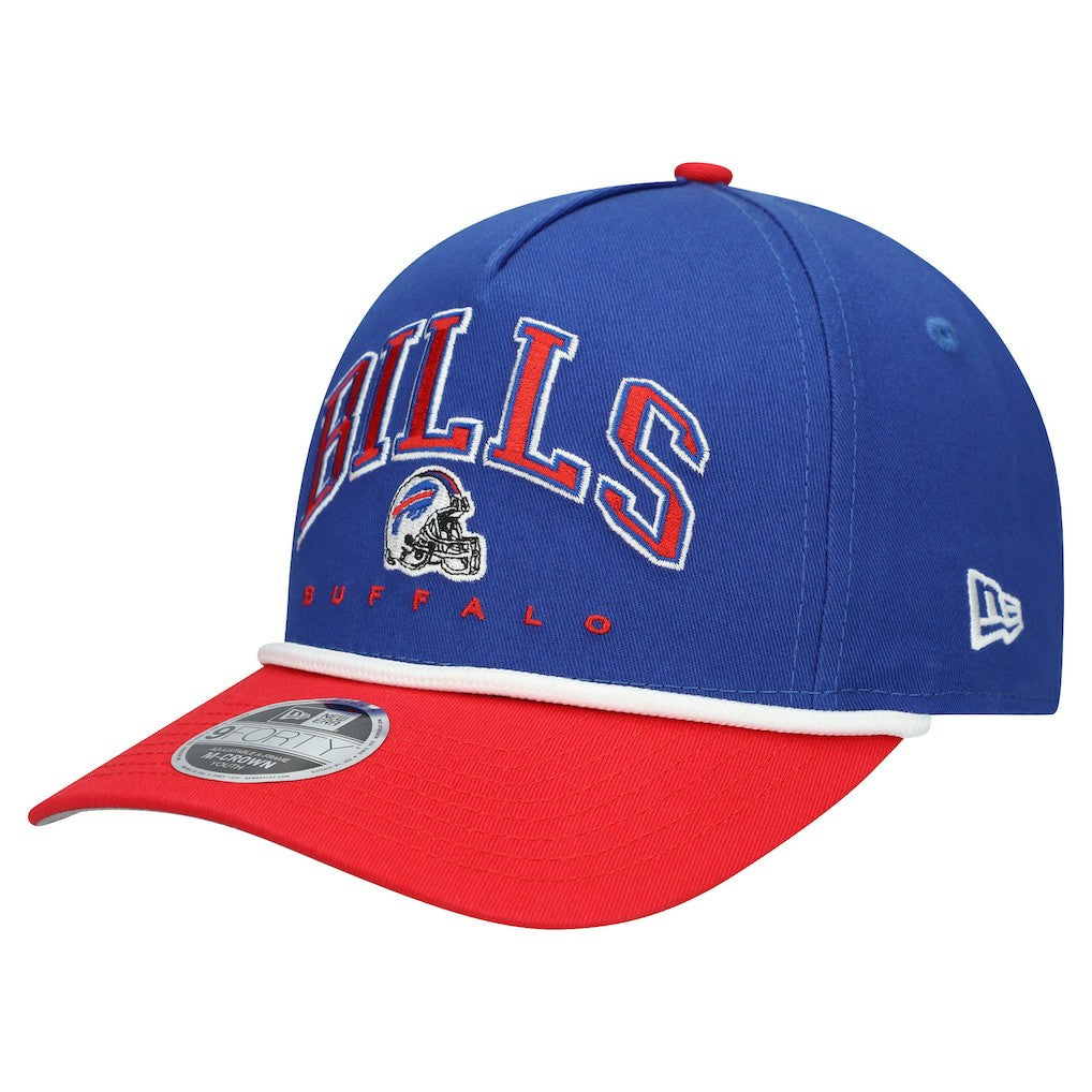 Buffalo Bills New Era Youth Arch COOLERA 9FORTY A-Frame Adjustable Hat - Royal/Red Hats