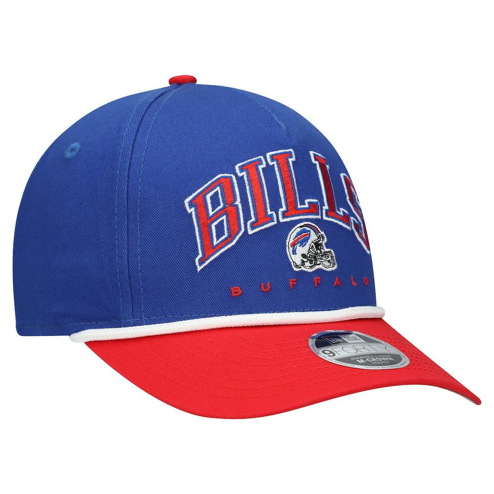 Buffalo Bills New Era Youth Arch COOLERA 9FORTY A-Frame Adjustable Hat - Royal/Red Hats