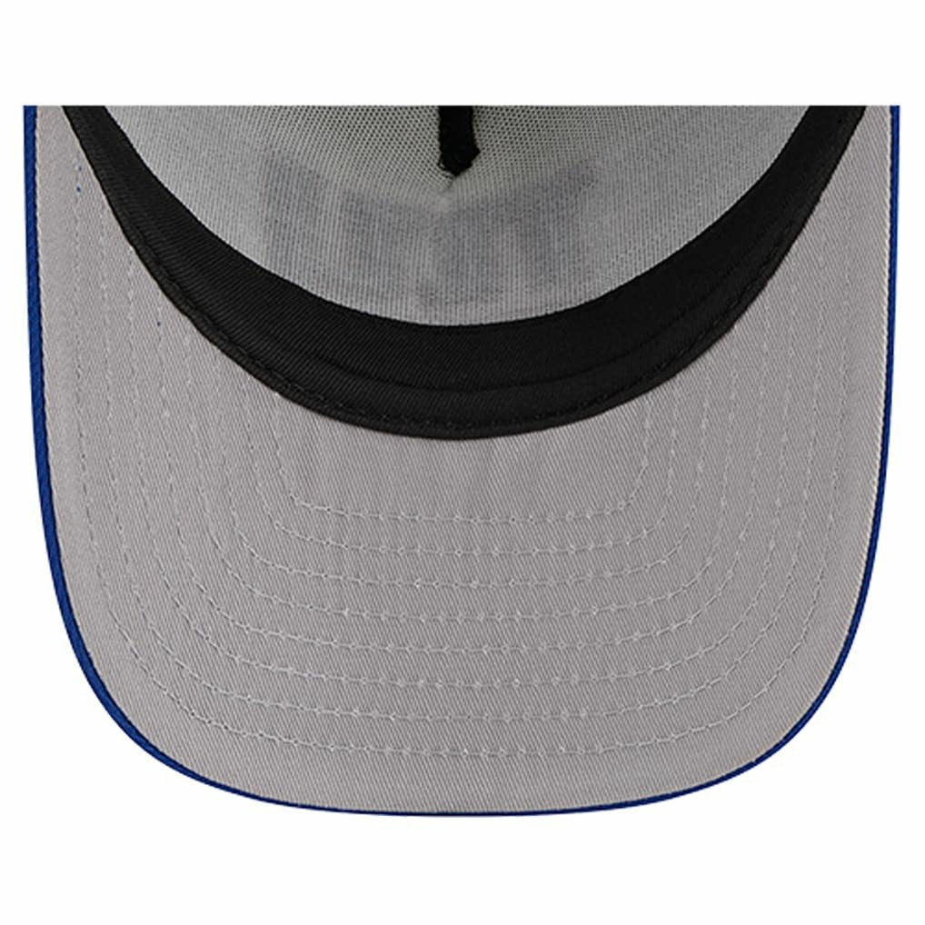 New York Giants New Era Youth Banner 9FIFTY A-Frame Adjustable Trucker Hat - Cream/Royal Hats