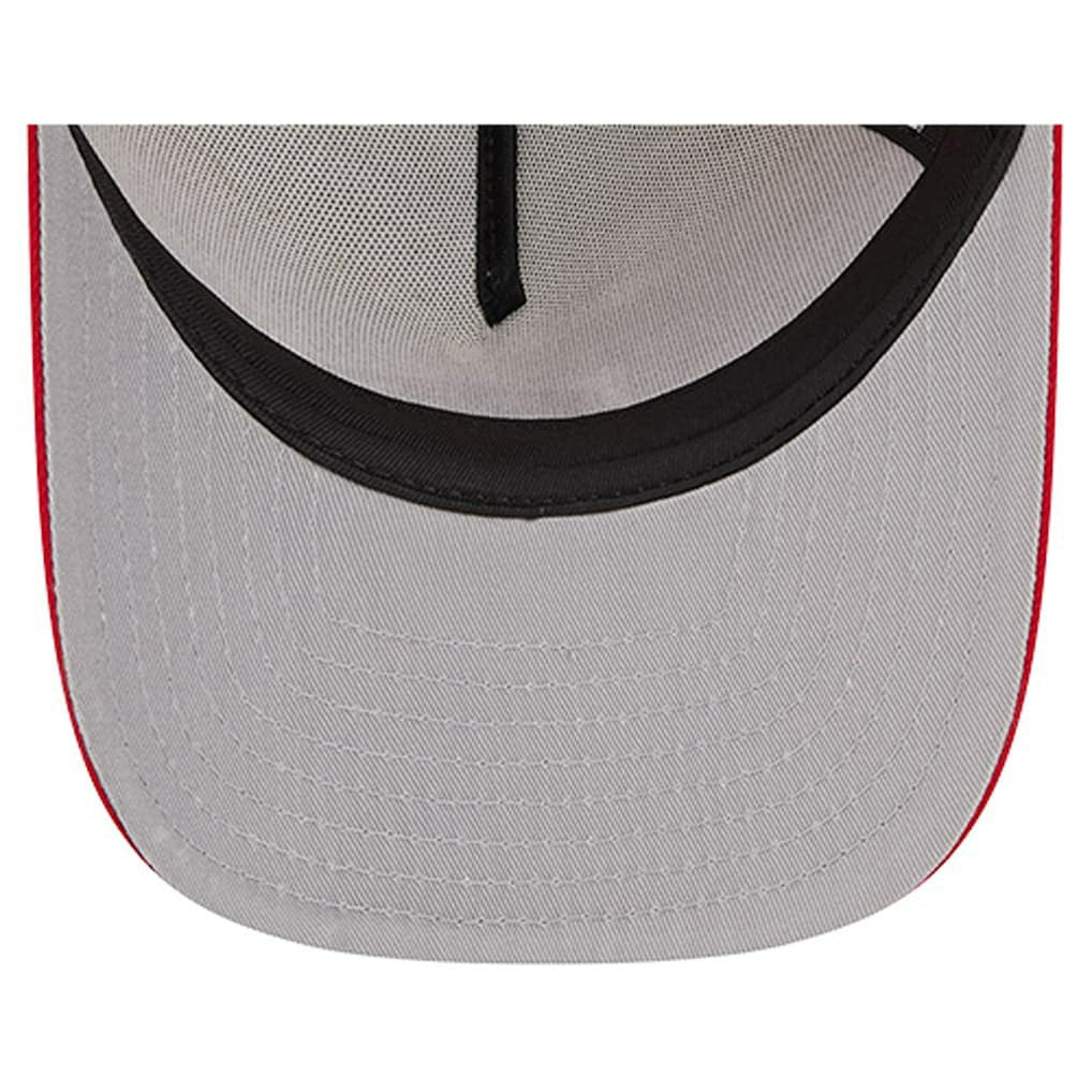 San Francisco 49ers New Era Youth Banner 9FIFTY A-Frame Adjustable Trucker Hat - Cream/Scarlet Hats