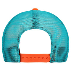 Miami Dolphins New Era Youth Banner 9FIFTY A-Frame Adjustable Trucker Hat - Cream/Aqua Hats