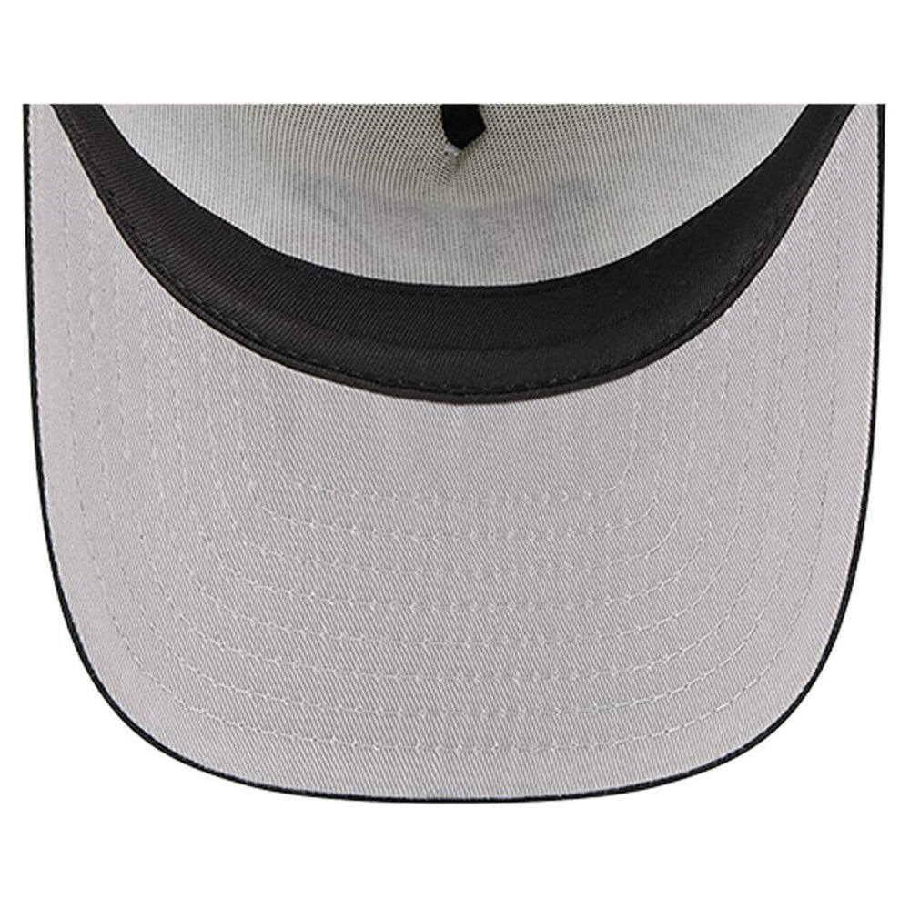Cincinnati Bengals New Era Youth Banner 9FIFTY A-Frame Adjustable Trucker Hat - Cream/Black Hats