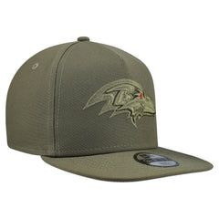 Baltimore Ravens New Era Youth Color Pack A-Frame 9FIFTY Snapback Hat - Olive Hats