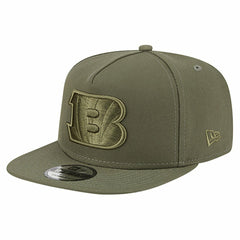 Cincinnati Bengals New Era Youth Color Pack A-Frame 9FIFTY Snapback Hat - Olive Hats