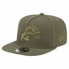 Detroit Lions New Era Youth Color Pack A-Frame 9FIFTY Snapback Hat - Olive Hats