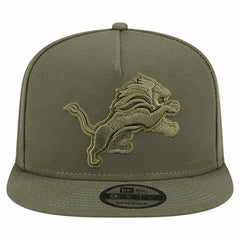 Detroit Lions New Era Youth Color Pack A-Frame 9FIFTY Snapback Hat - Olive Hats