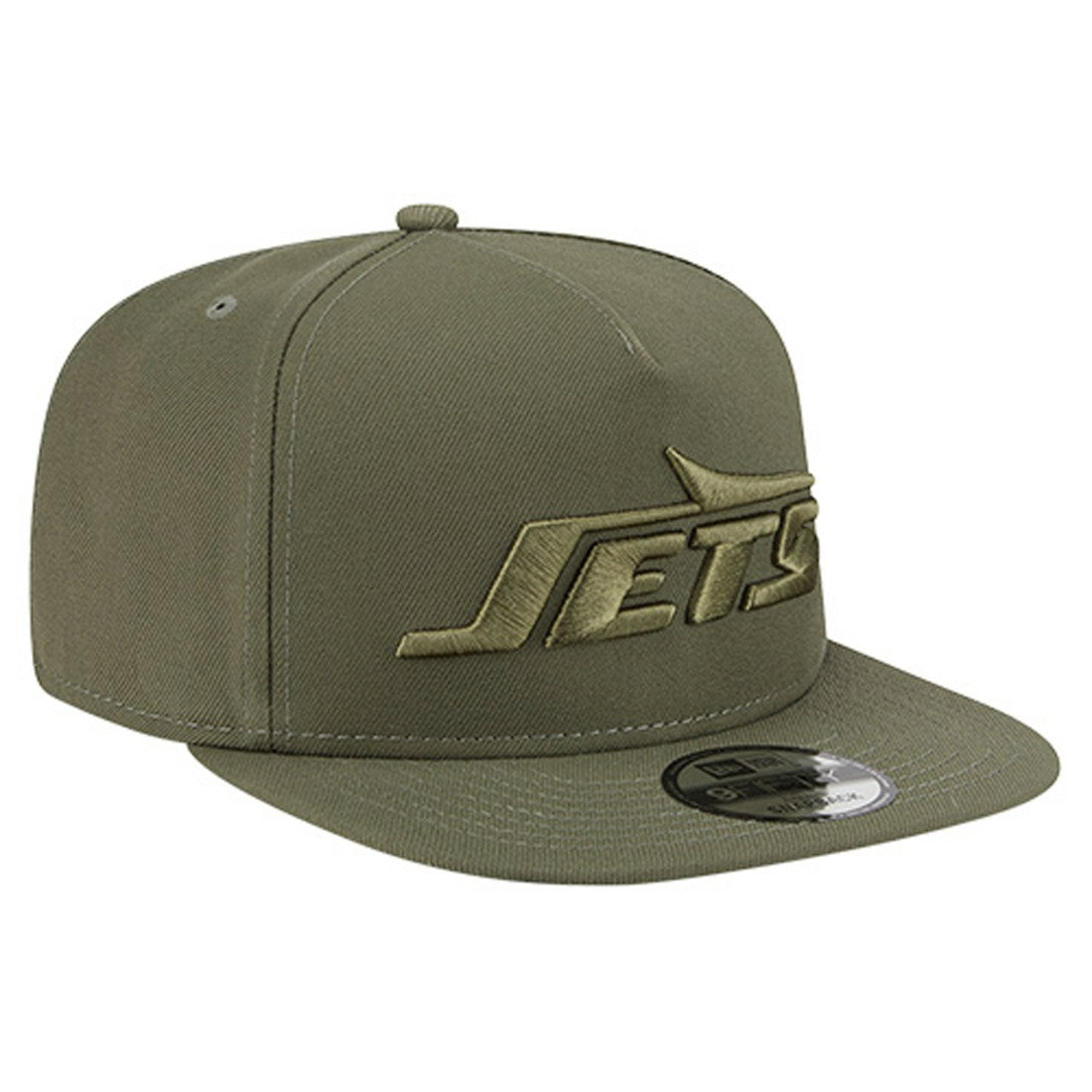 New York Jets New Era Youth Color Pack A-Frame 9FIFTY Snapback Hat - Olive Hats