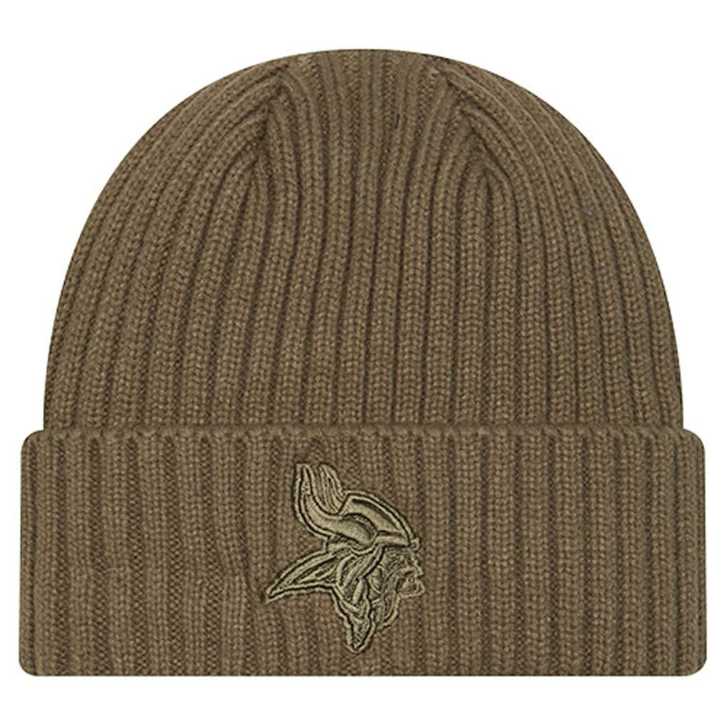 Minnesota Vikings New Era Youth Color Pack Cuffed Knit Hat - Olive Hats