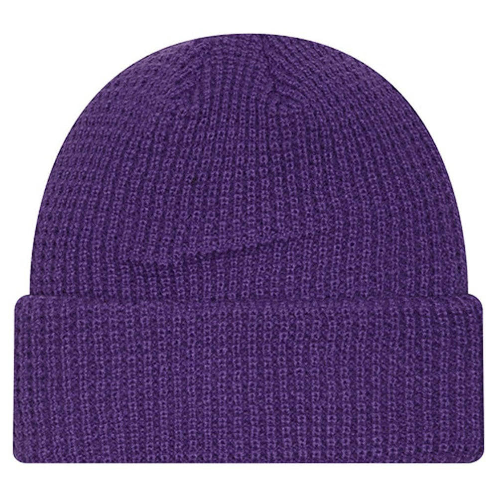 Minnesota Vikings New Era Youth Waffle Cuffed Knit Hat - Purple Hats