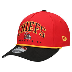 Kansas City Chiefs New Era Preschool Arch COOLERA 9FORTY A-Frame M-Crown Adjustable Hat - Red/Black Hats