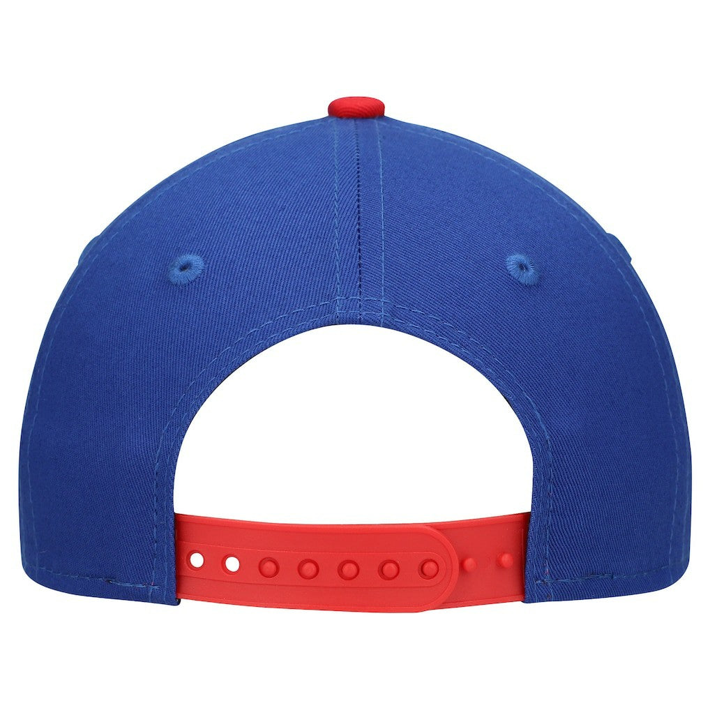 Buffalo Bills New Era Preschool Arch COOLERA 9FORTY A-Frame M-Crown Adjustable Hat - Royal/Red Hats