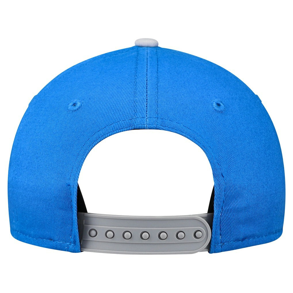 Detroit Lions New Era Preschool Arch COOLERA 9FORTY A-Frame M-Crown Adjustable Hat - Blue/Gray Hats