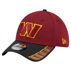 Washington Commanders New Era Visor Hit 39THIRTY Flex Hat - Burgundy Hats