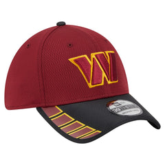 Washington Commanders New Era Visor Hit 39THIRTY Flex Hat - Burgundy Hats