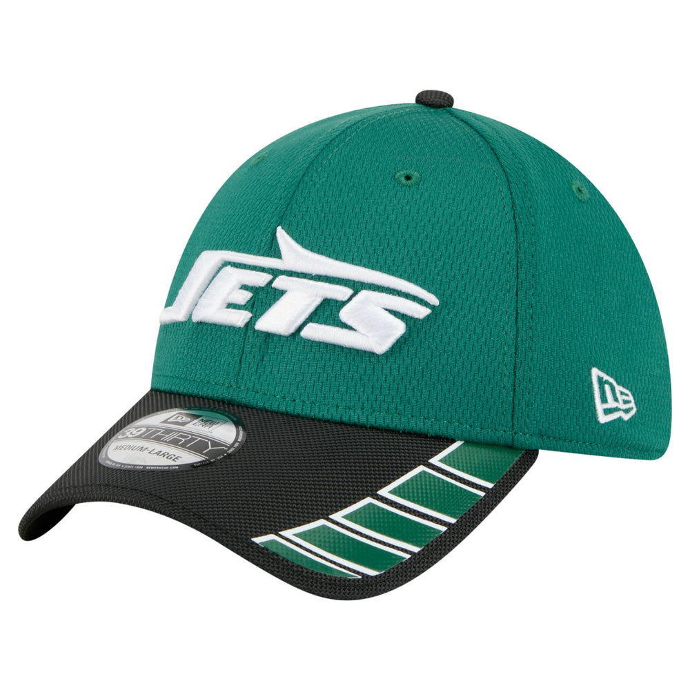 New York Jets New Era Visor Hit 39THIRTY Flex Hat - Green Hats
