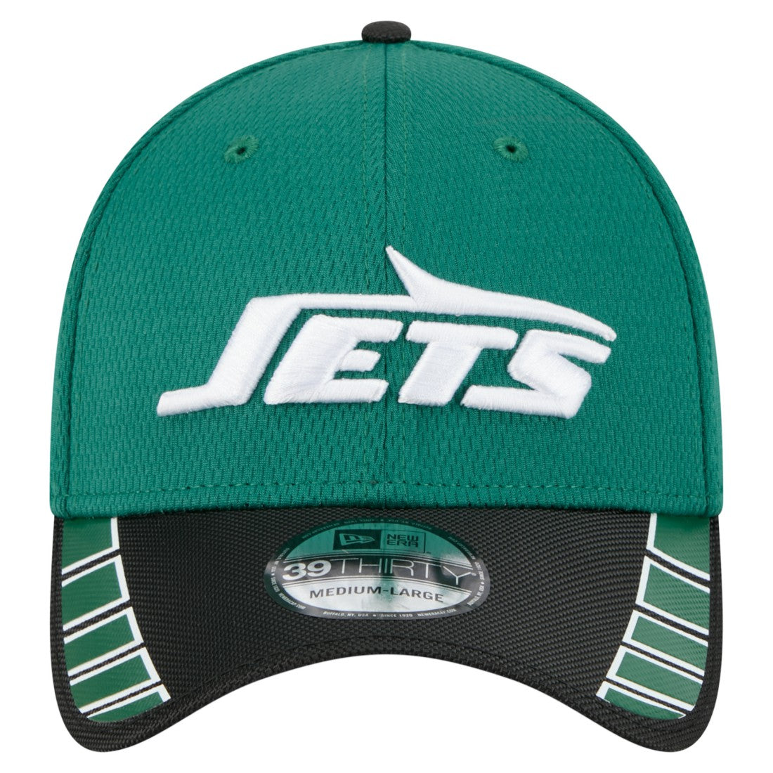 New York Jets New Era Visor Hit 39THIRTY Flex Hat - Green Hats