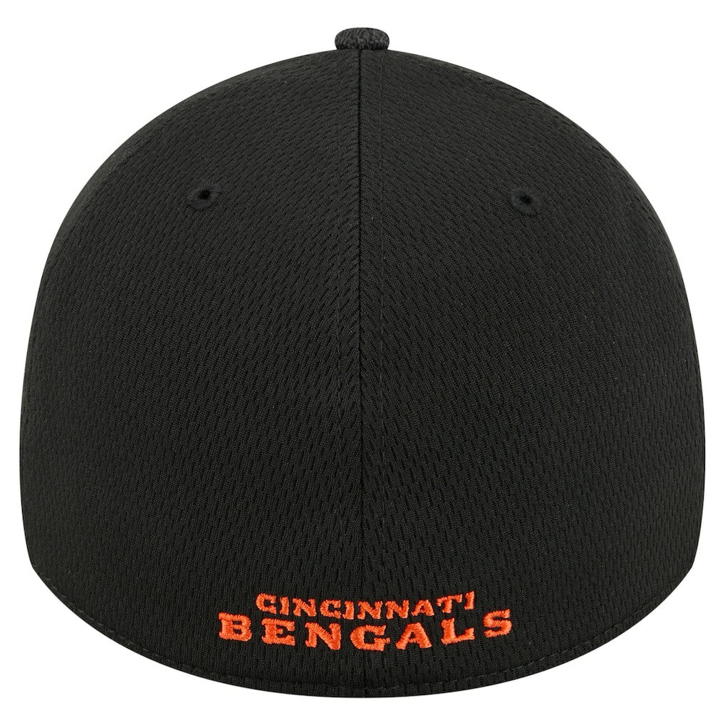 Cincinnati Bengals New Era Visor Hit 39THIRTY Flex Hat - Black Hats
