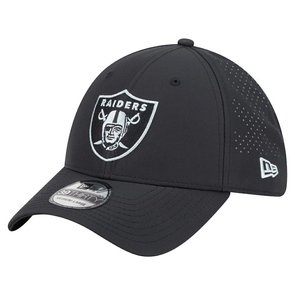 Las Vegas Raiders New Era Night 39THIRTY Flex Hat - Black Hats
