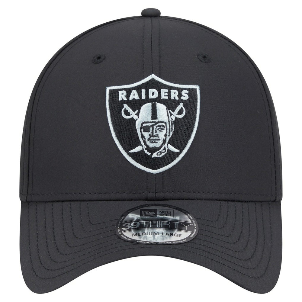 Las Vegas Raiders New Era Night 39THIRTY Flex Hat - Black Hats