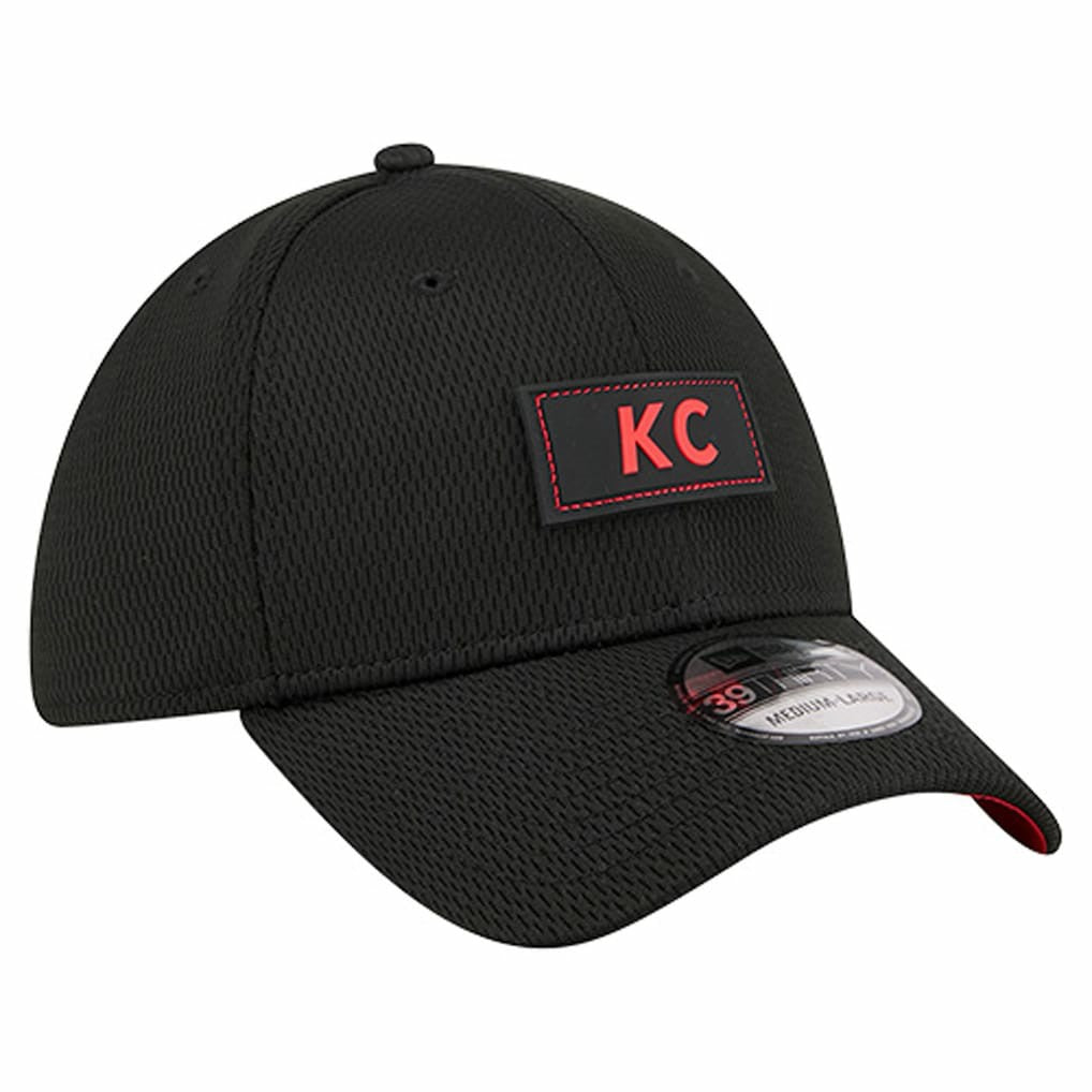 Kansas City Chiefs New Era Scoreboard 39THIRTY Flex Hat - Black Hats