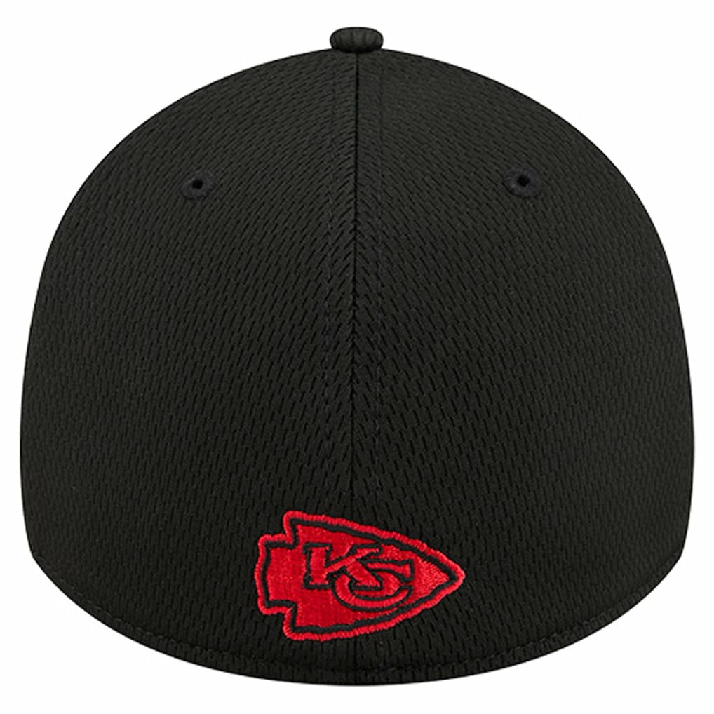 Kansas City Chiefs New Era Scoreboard 39THIRTY Flex Hat - Black Hats