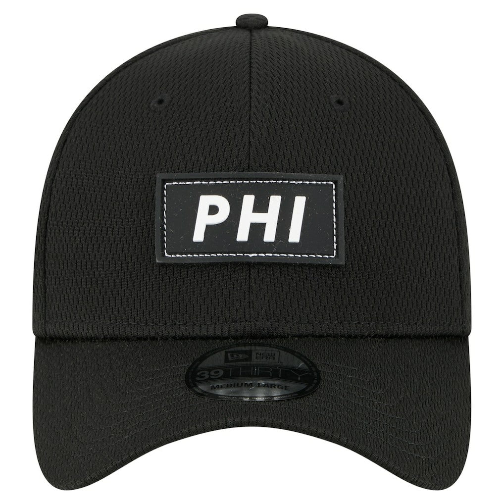 Philadelphia Eagles New Era Scoreboard 39THIRTY Flex Hat - Black Hats