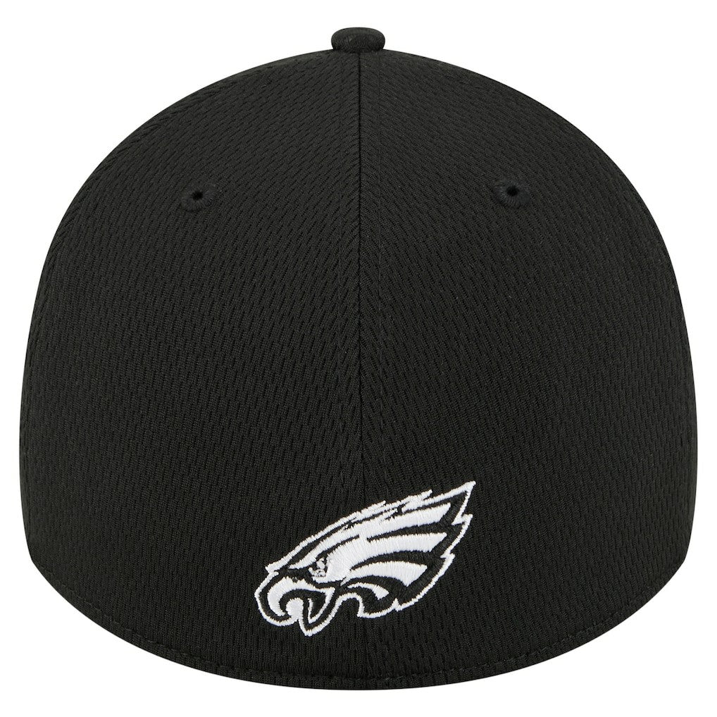 Philadelphia Eagles New Era Scoreboard 39THIRTY Flex Hat - Black Hats