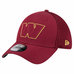 Washington Commanders New Era Outline 39THIRTY Flex Hat - Burgundy Hats