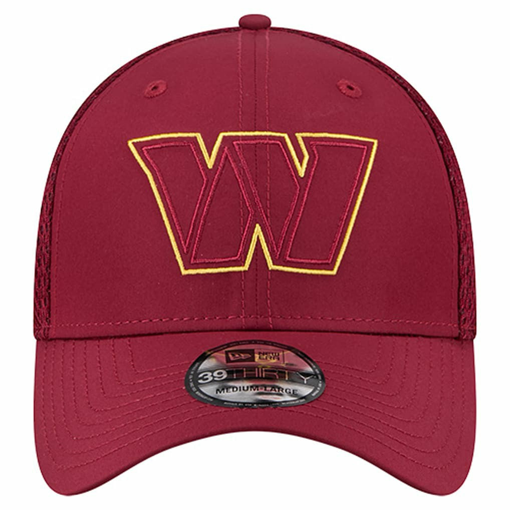 Washington Commanders New Era Outline 39THIRTY Flex Hat - Burgundy Hats