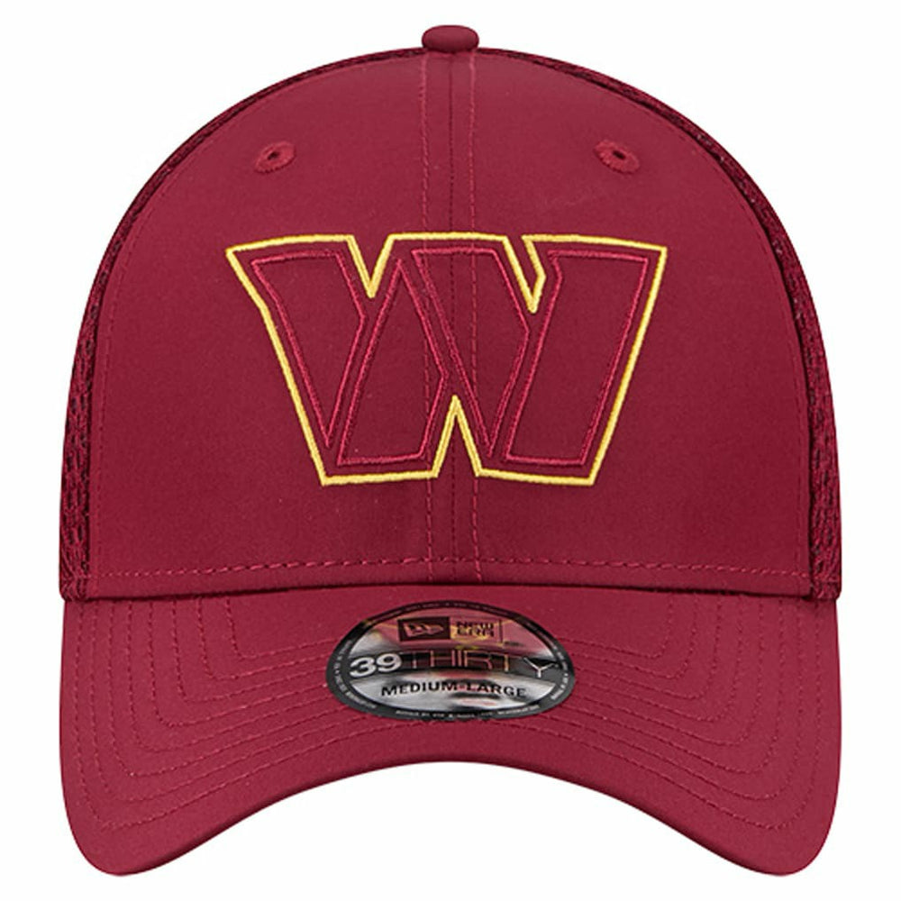 Washington Commanders New Era Outline 39THIRTY Flex Hat - Burgundy Hats