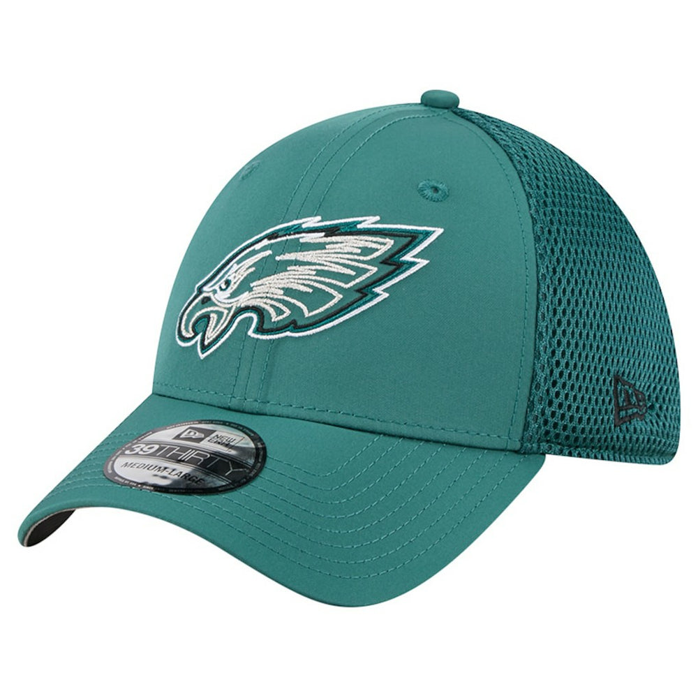 Philadelphia Eagles New Era Outline 39THIRTY Flex Hat - Midnight Green Hats