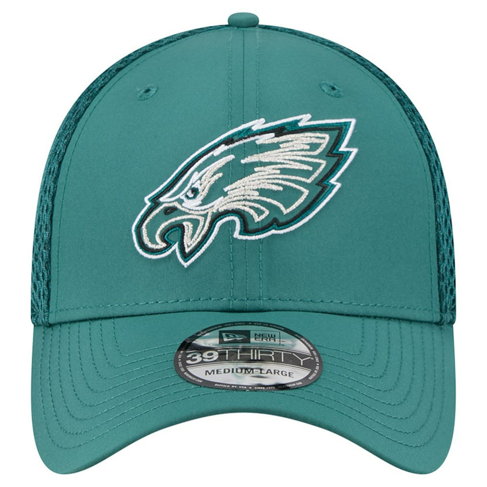 Philadelphia Eagles New Era Outline 39THIRTY Flex Hat - Midnight Green Hats