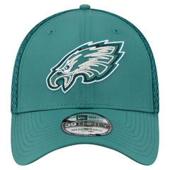 Philadelphia Eagles New Era Outline 39THIRTY Flex Hat - Midnight Green Hats