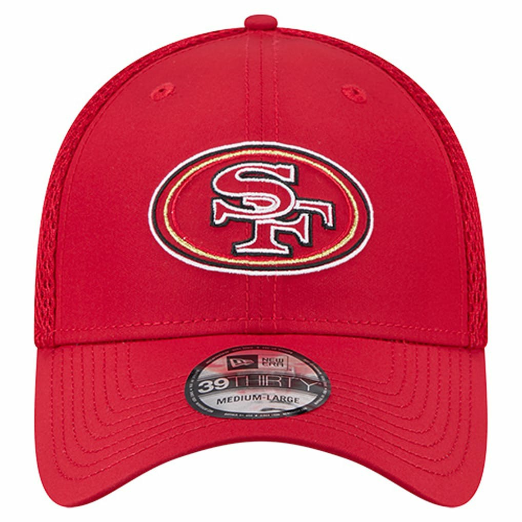 San Francisco 49ers New Era Outline 39THIRTY Flex Hat - Scarlet Hats