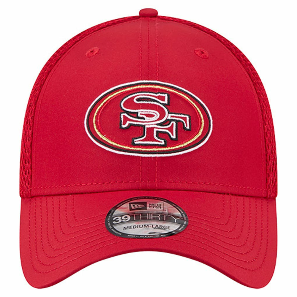 San Francisco 49ers New Era Outline 39THIRTY Flex Hat - Scarlet Hats