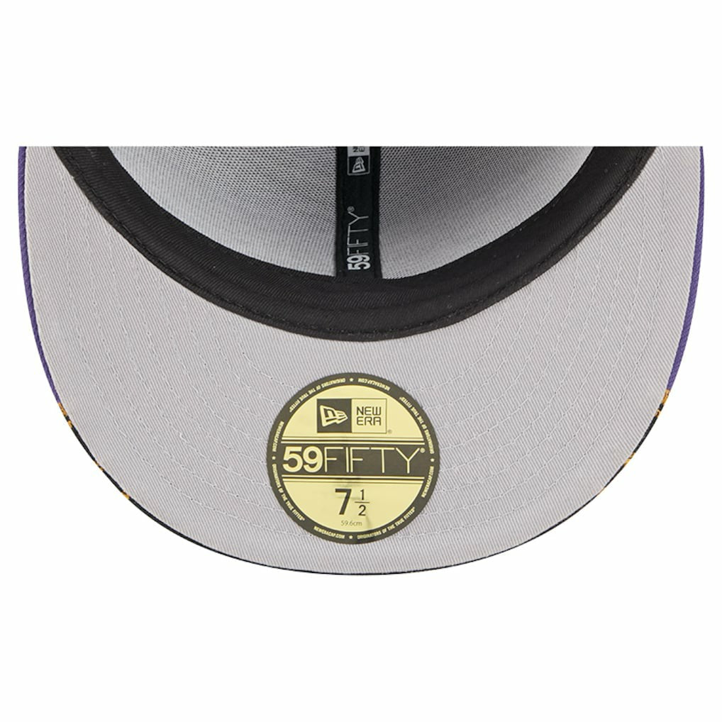 Baltimore Ravens New Era Break 59FIFTY Fitted Hat - Black/Purple Hats
